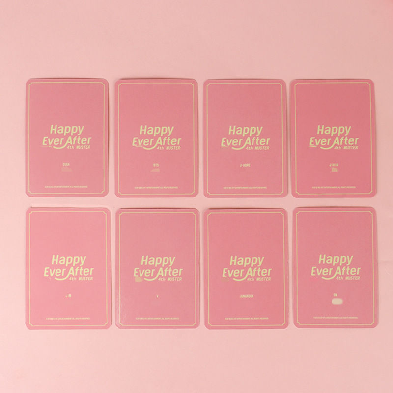BTS HAPPY EVER AFTER 4TH MUSTER PHOTO CARD SET