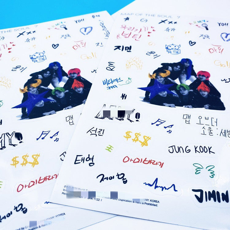 BTS MOTS7 STICKERS