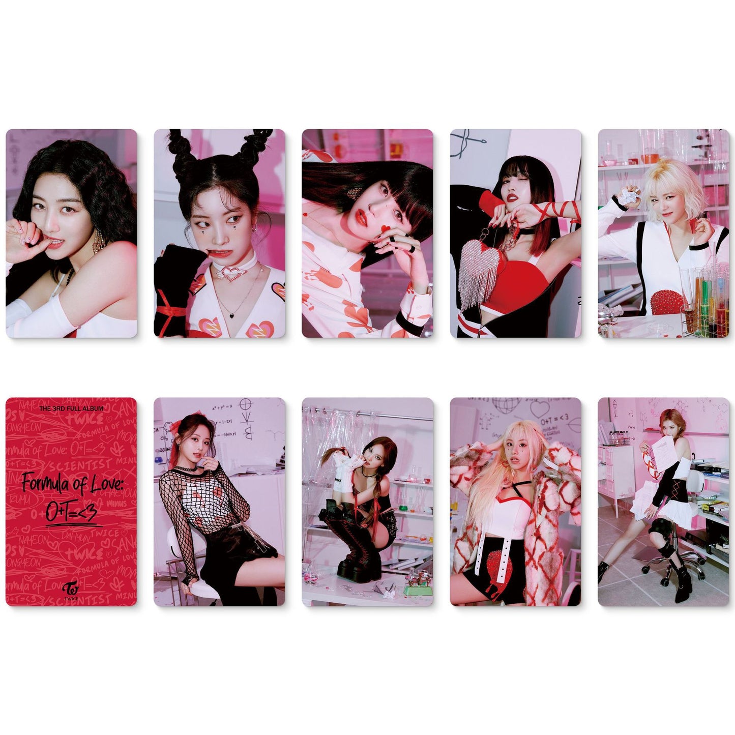 TWICE 'Formula of Love' PHOTO CARD SET