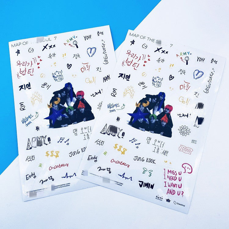 BTS MOTS7 STICKERS