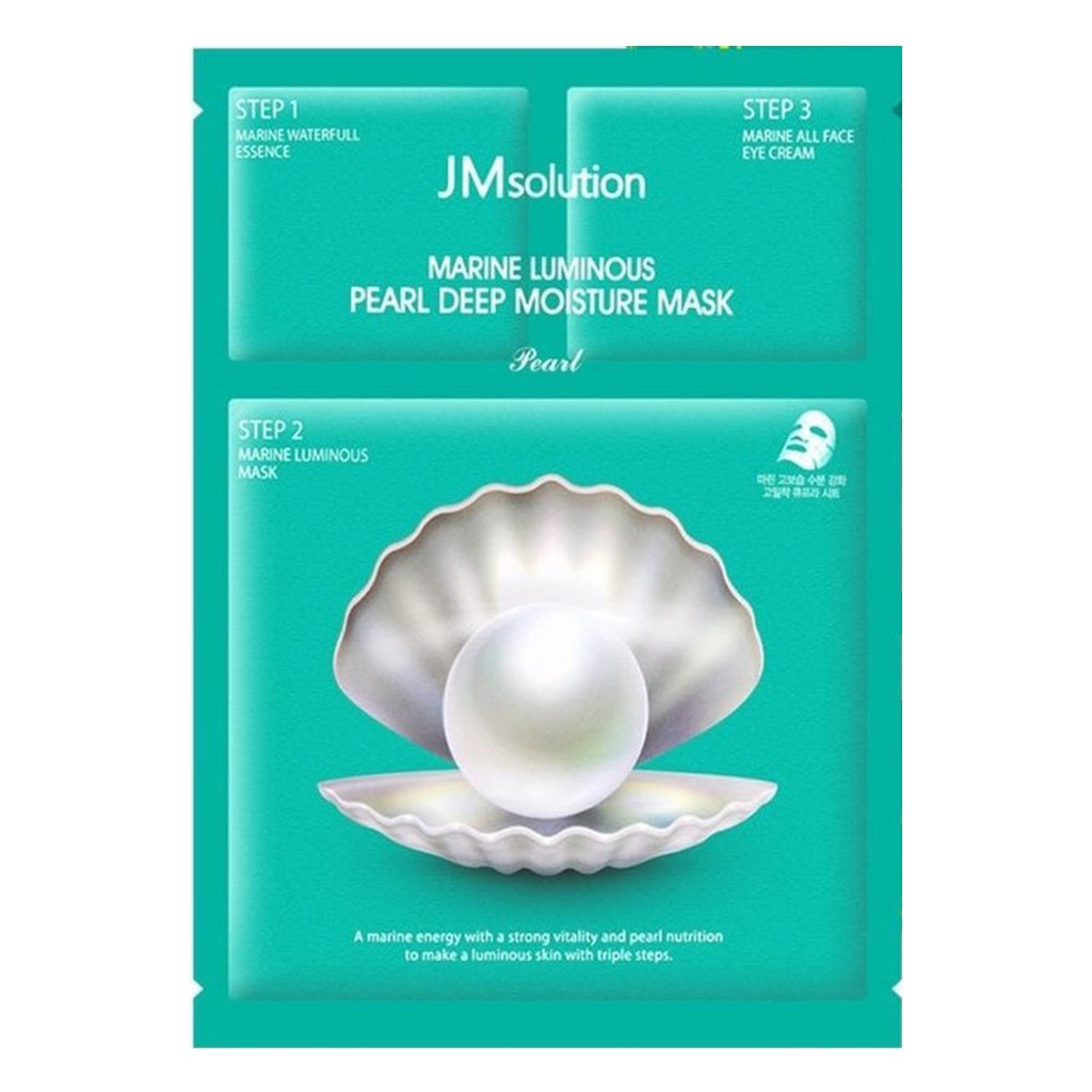 [JM SOLUTION] MARINE LUMINOUS PEARL DEEP MOISTURE MASK (1 sheet)