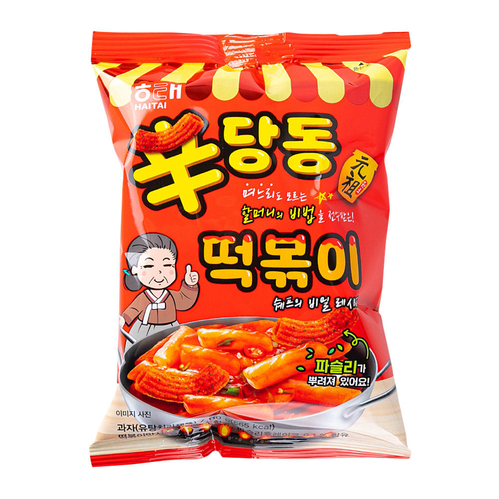 Haitai Confectionery Sindang-dong Tteokbokki Snacks(해태제과 신당동 떡볶이 과자)