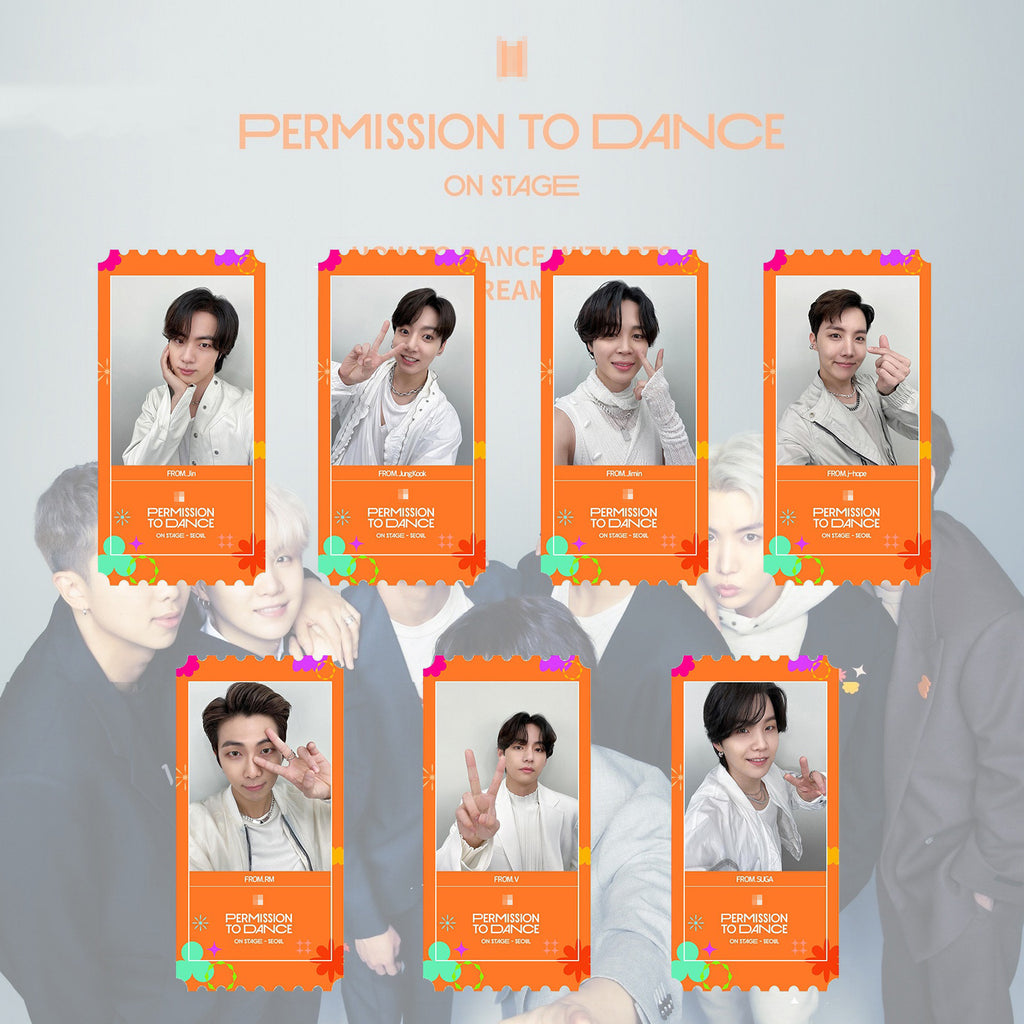 BTS PERMISSION TO DANCE SEOUL PHOTO CARD SET