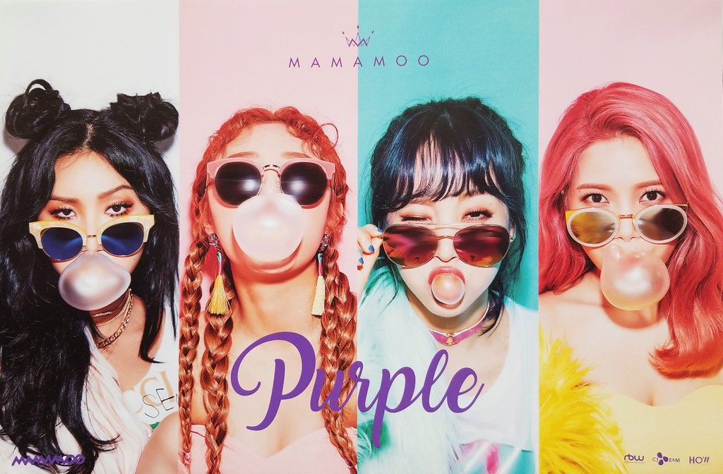 MAMAMOO - PURPLE POSTER (RANDOM)