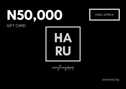 HARU Gift Cards