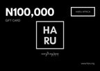 HARU Gift Cards