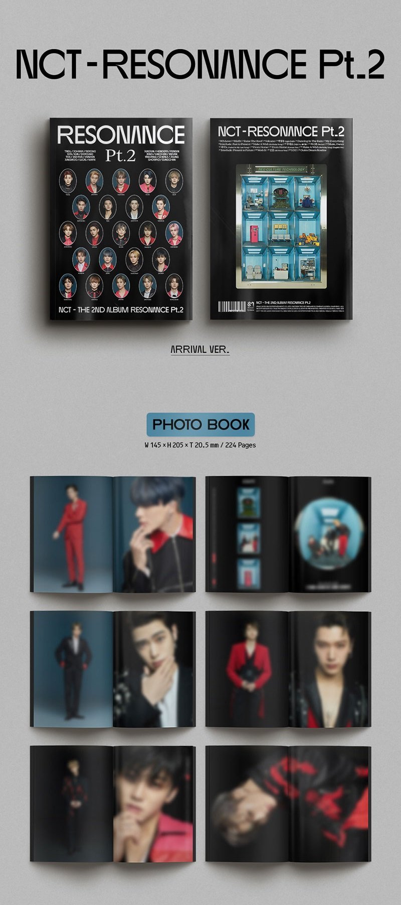 NCT - 2ND OFFICIAL ALBUM [RESONANCE PT.2] (ARRIVAL VER.)