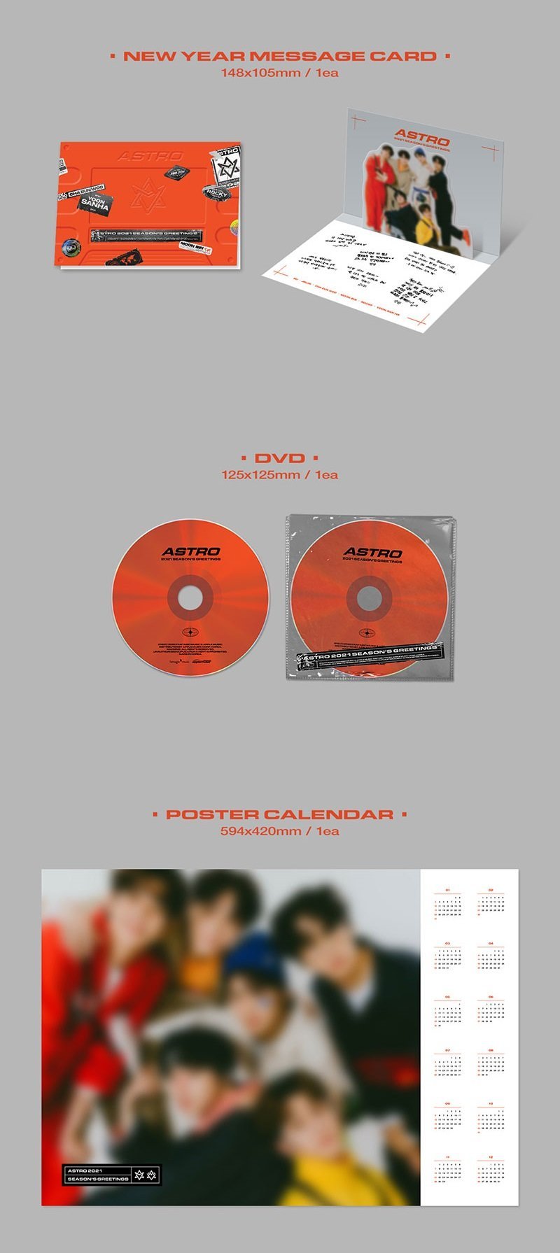 [PRE-ORDER] ASTRO - 2021 SEASON'S GREETINGS