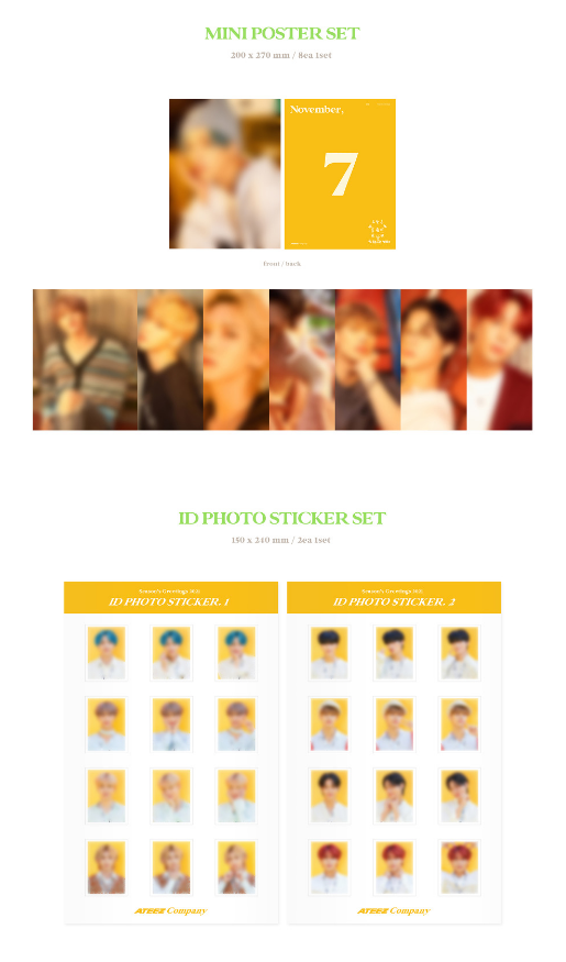 [PRE-ORDER] ATEEZ 2021 SEASON'S GREETINGS