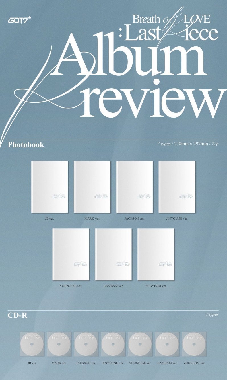 GOT7 - 4TH FULL ALBUM [BREATH OF LOVE : LAST PIECE] [RANDOM]