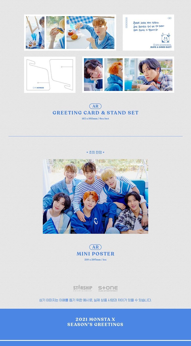 [PRE-ORDER] MONSTA X - 2021 SEASON'S GREETINGS