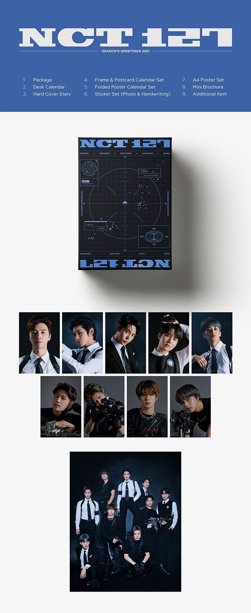 [PRE-ORDER] NCT 127 - 2021 SEASON'S GREETINGS