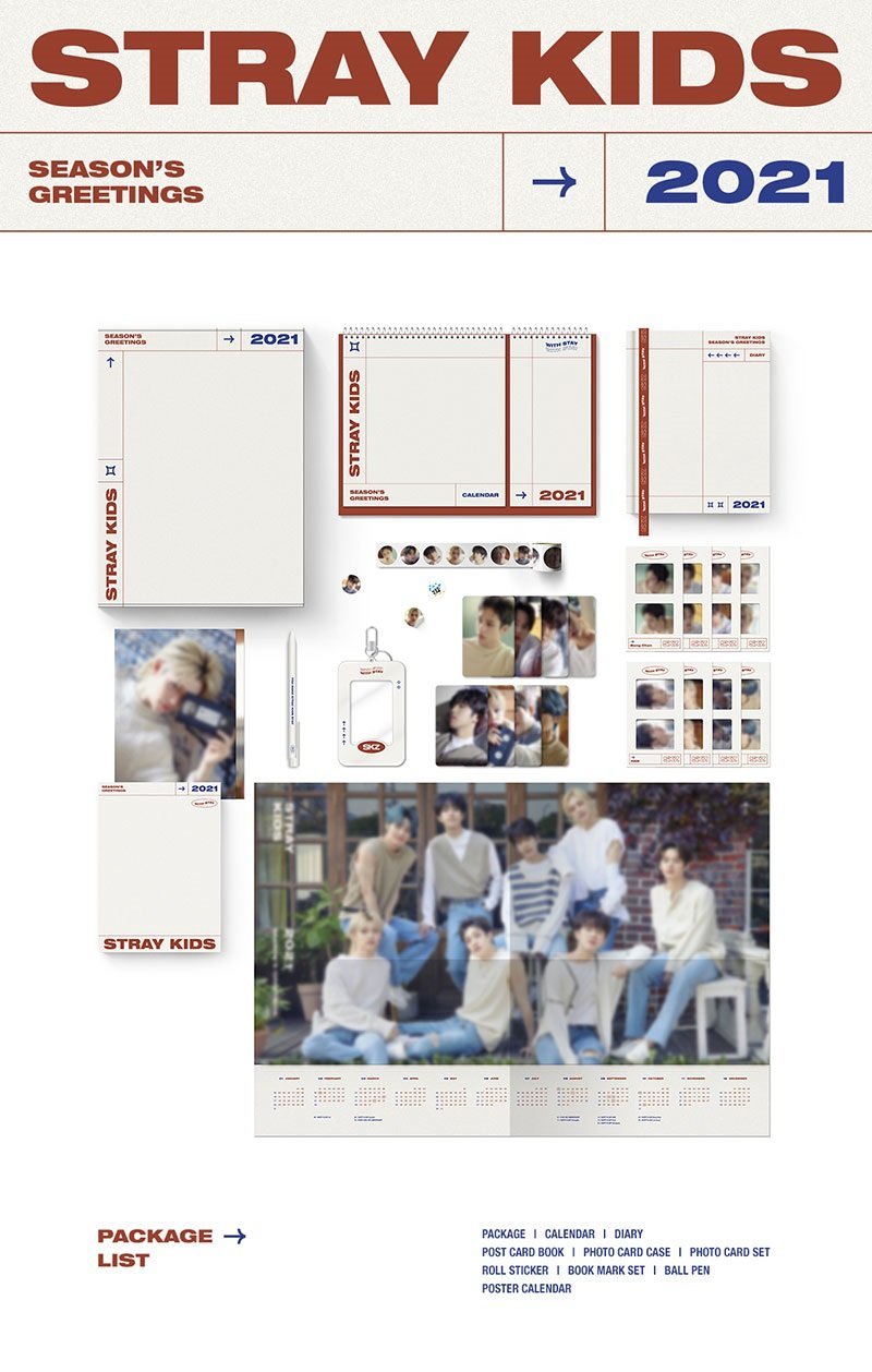 [PRE-ORDER] STRAY KIDS - 2021 SEASON'S GREETINGS