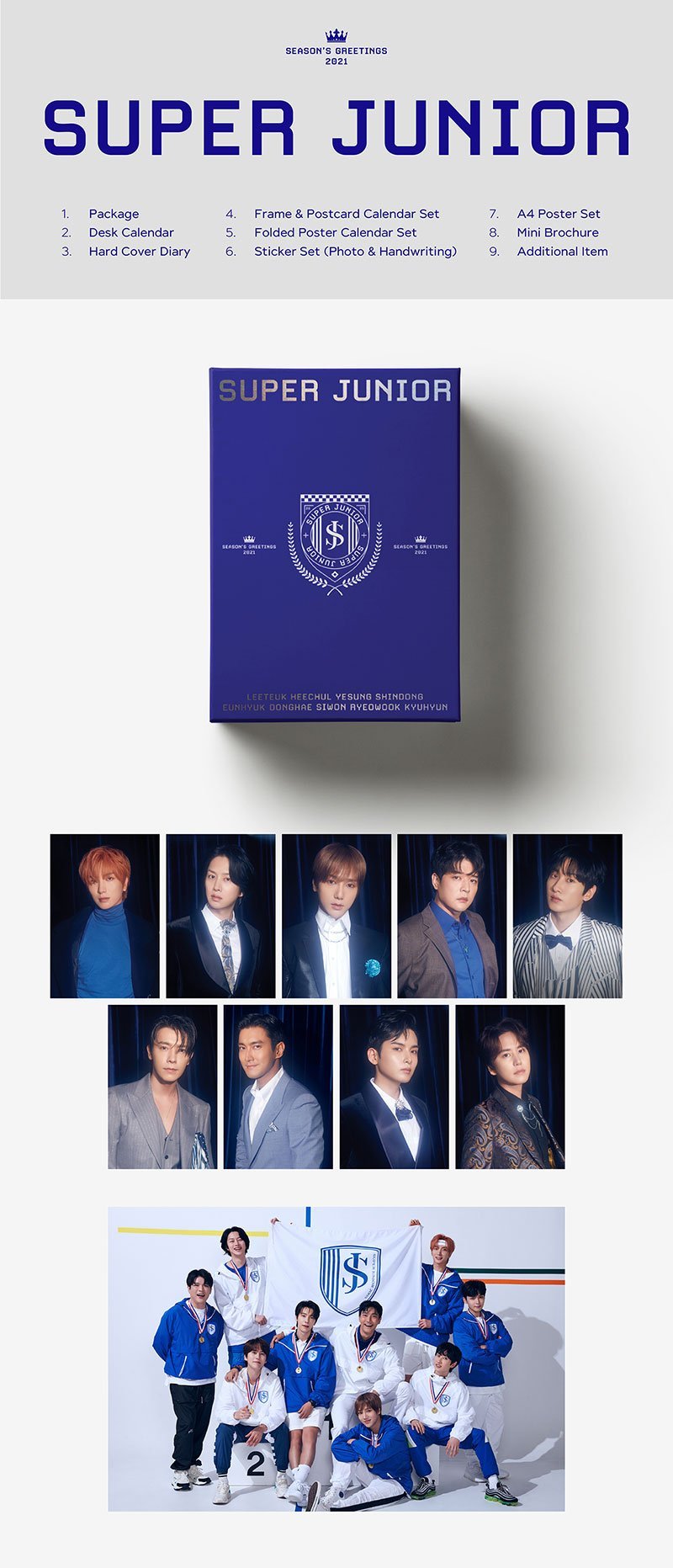 [PRE-ORDER] SUPER JUNIOR - 2021 SEASON'S GREETINGS