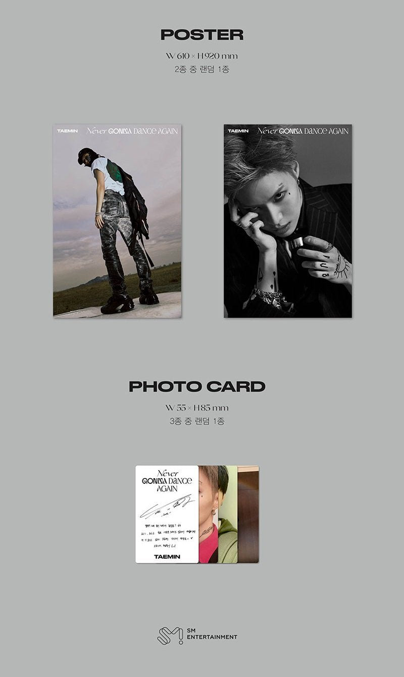 TAEMIN - 3RD FULL ALBUM [NEVER GONNA DANCE AGAIN] (EXTENDED VER.)