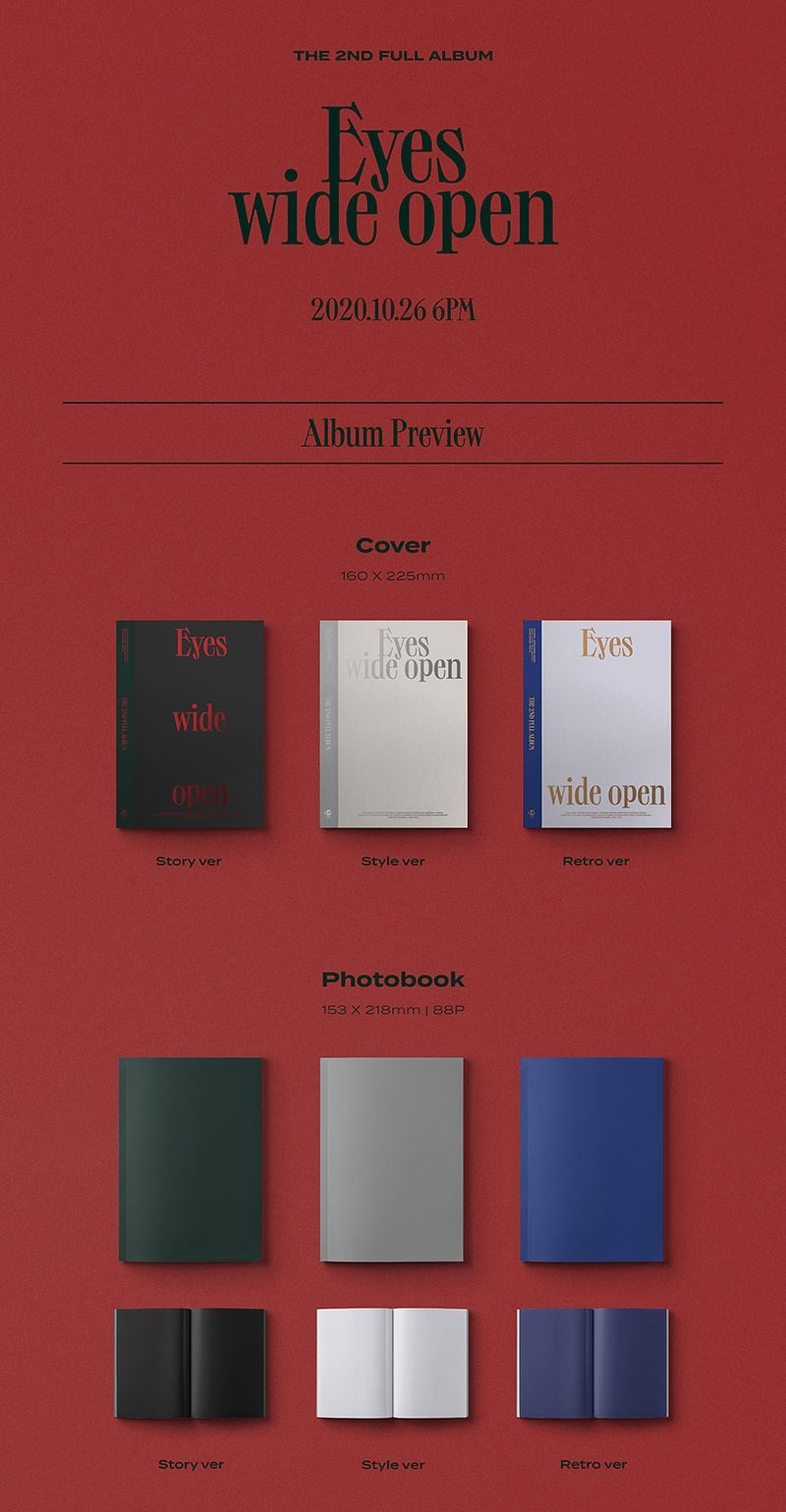 TWICE - 2ND FULL ALBUM [EYES WIDE OPEN] (RANDOM)