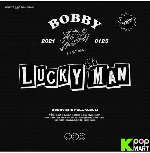 BOBBY (IKON) 2nd FULL ALBUM - LUCKY MAN (RANDOM)