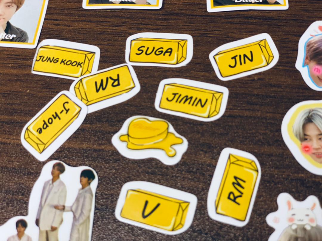 BTS BUTTER STICKERS