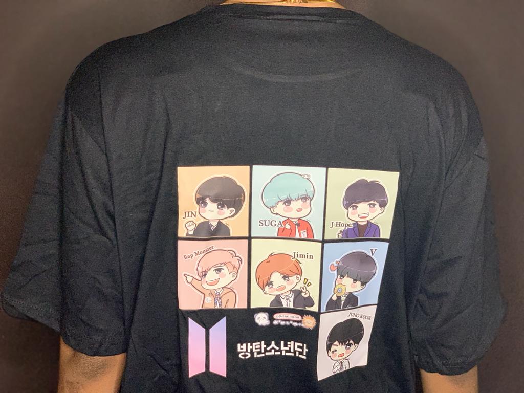 BTS CARTOON T-SHIRT