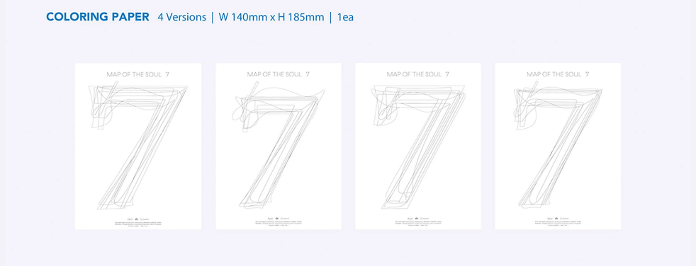 BTS MAP OF THE SOUL : 7 (RANDOM)