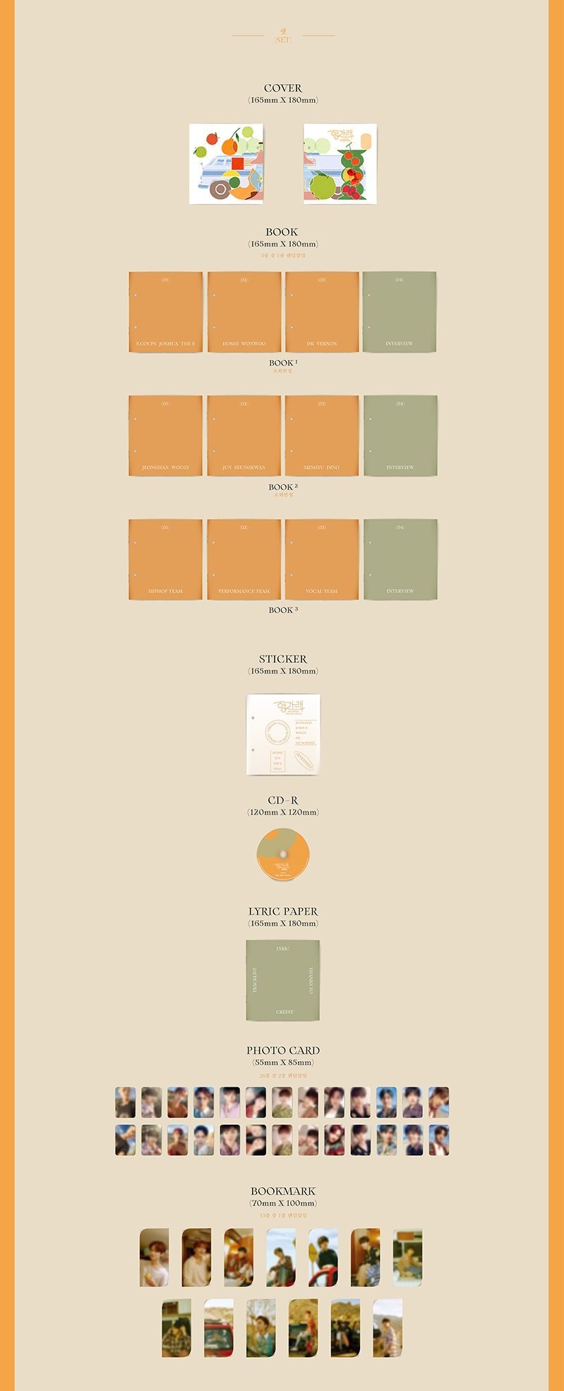 SEVENTEEN - 7TH MINI ALBUM [HENG:GARAE] [RANDOM]