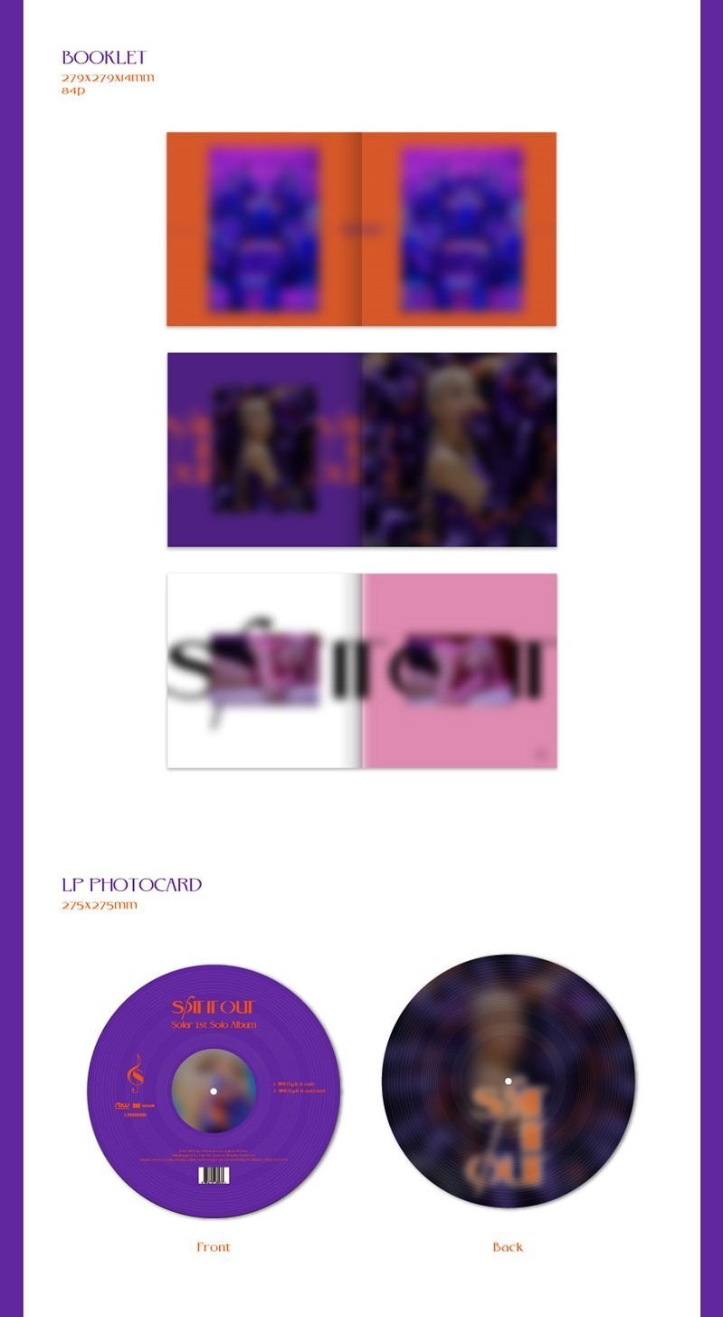 SOLAR - 1ST SINGLE ALBUM [SPIT IT OUT]