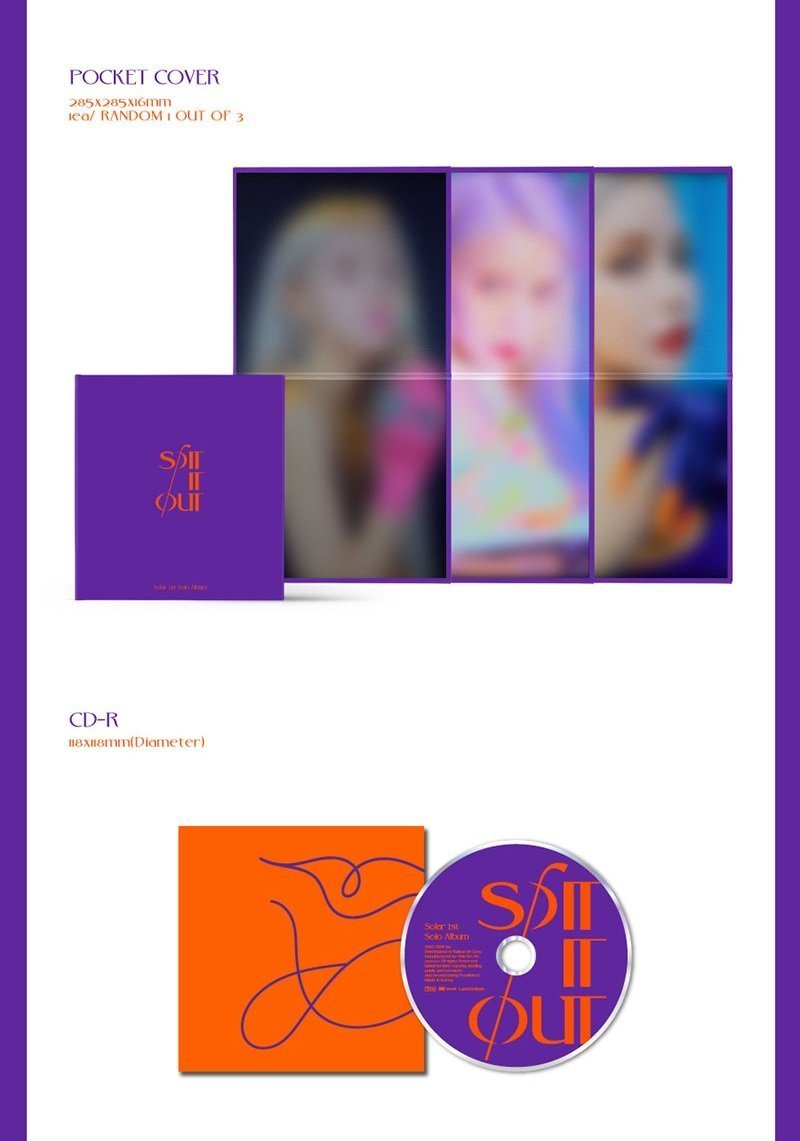 SOLAR - 1ST SINGLE ALBUM [SPIT IT OUT]