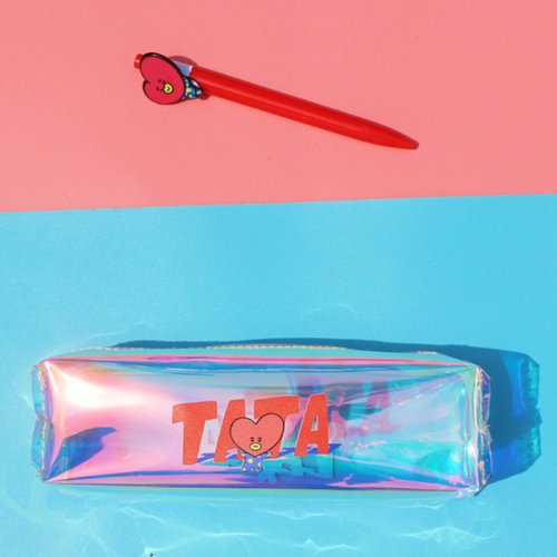 BT21 LASER PENCIL CASE