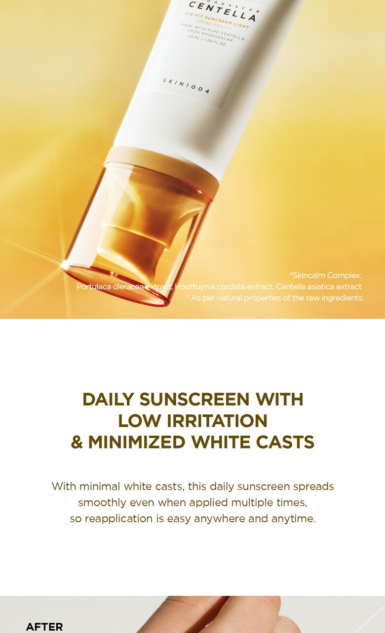 SKIN1004 Madagascar Centella Air-Fit Sun Cream Light 50mL