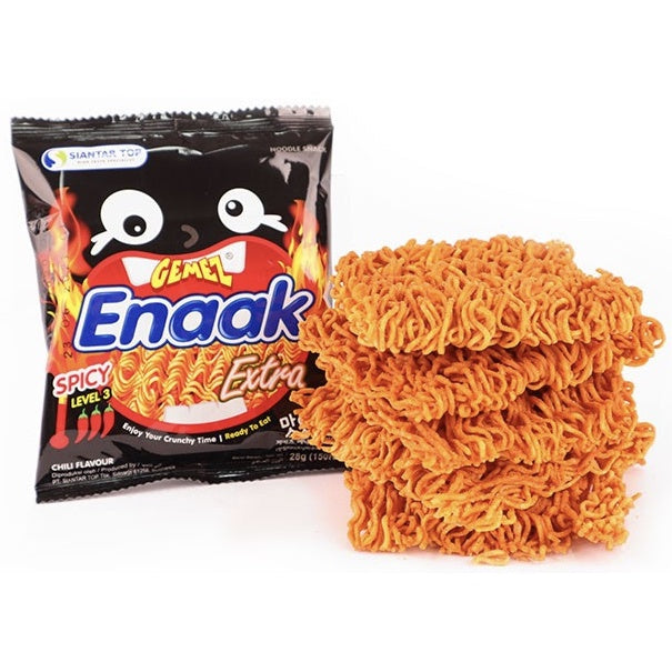 GEMEZ Enaak Noodle Snack Spicy 3/ 게메즈 에낙 라면 과자