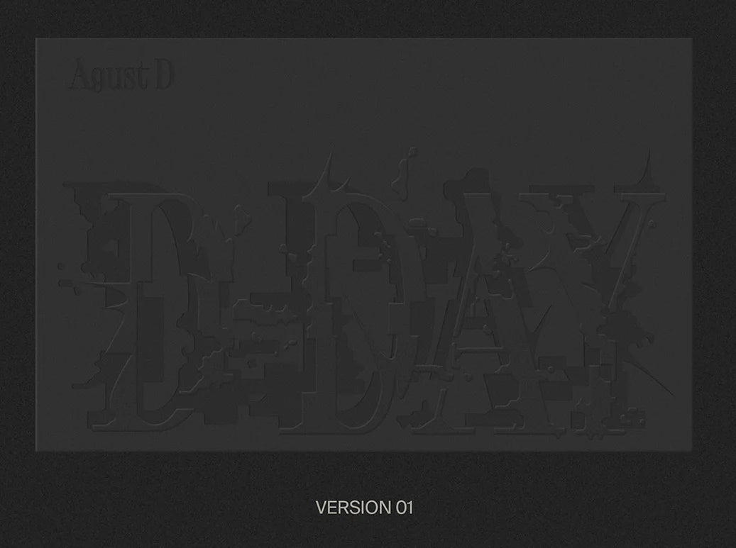 BTS SUGA - D-DAY 1ST SOLO ALBUM