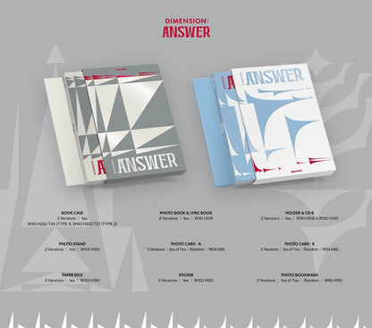 ENHYPEN - REPACKAGE ALBUM DIMENSION ANSWER