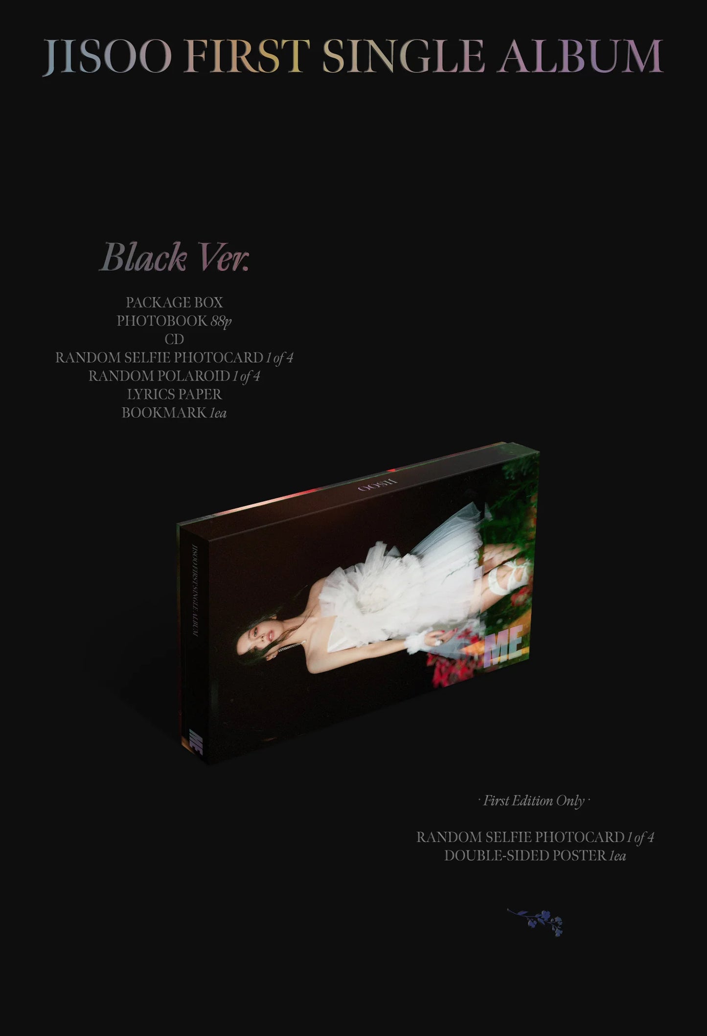 BLACKPINK JISOO - 1ST SINGLE ALBUM
