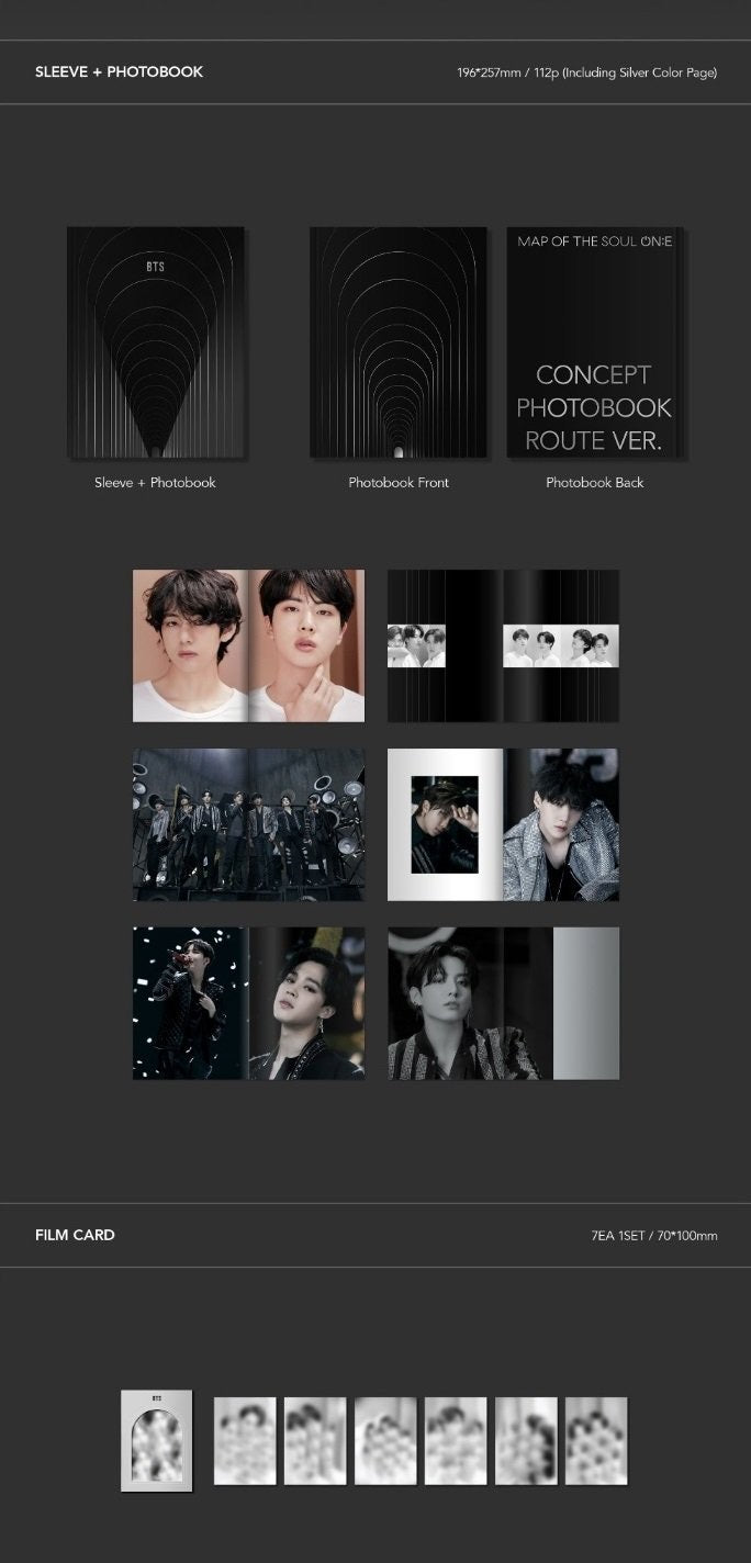 BTS - MAP OF THE SOUL ON:E CONCEPT PHOTO BOOK
