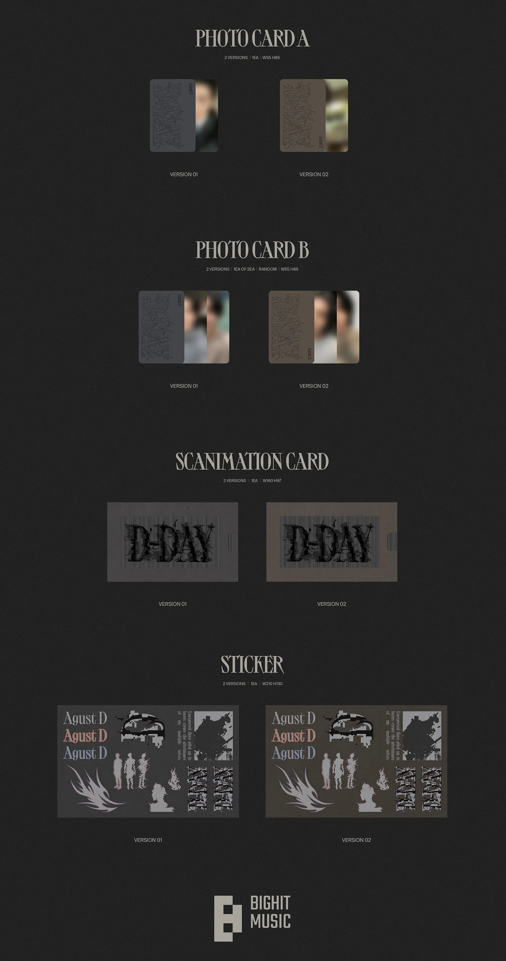 BTS SUGA - D-DAY 1ST SOLO ALBUM