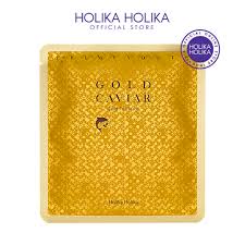 HOLIKA HOLIKA- 24k GOLD CAVIAR GOLD FOIL MASK SHEET