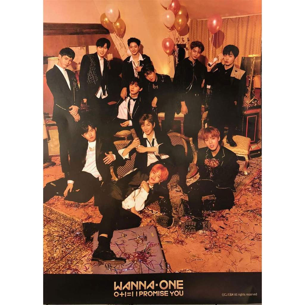 WANNA ONE - I PROMISE YOU POSTER (RANDOM)