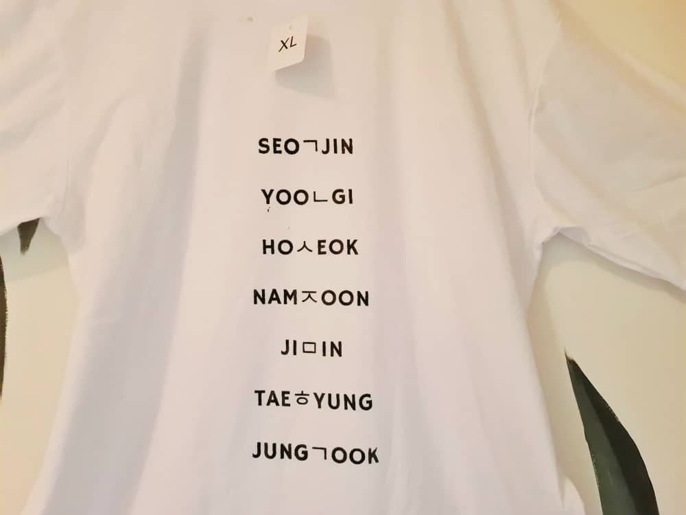 BTS MEMBERS Custom Shirt