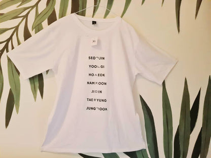 BTS MEMBERS Custom Shirt