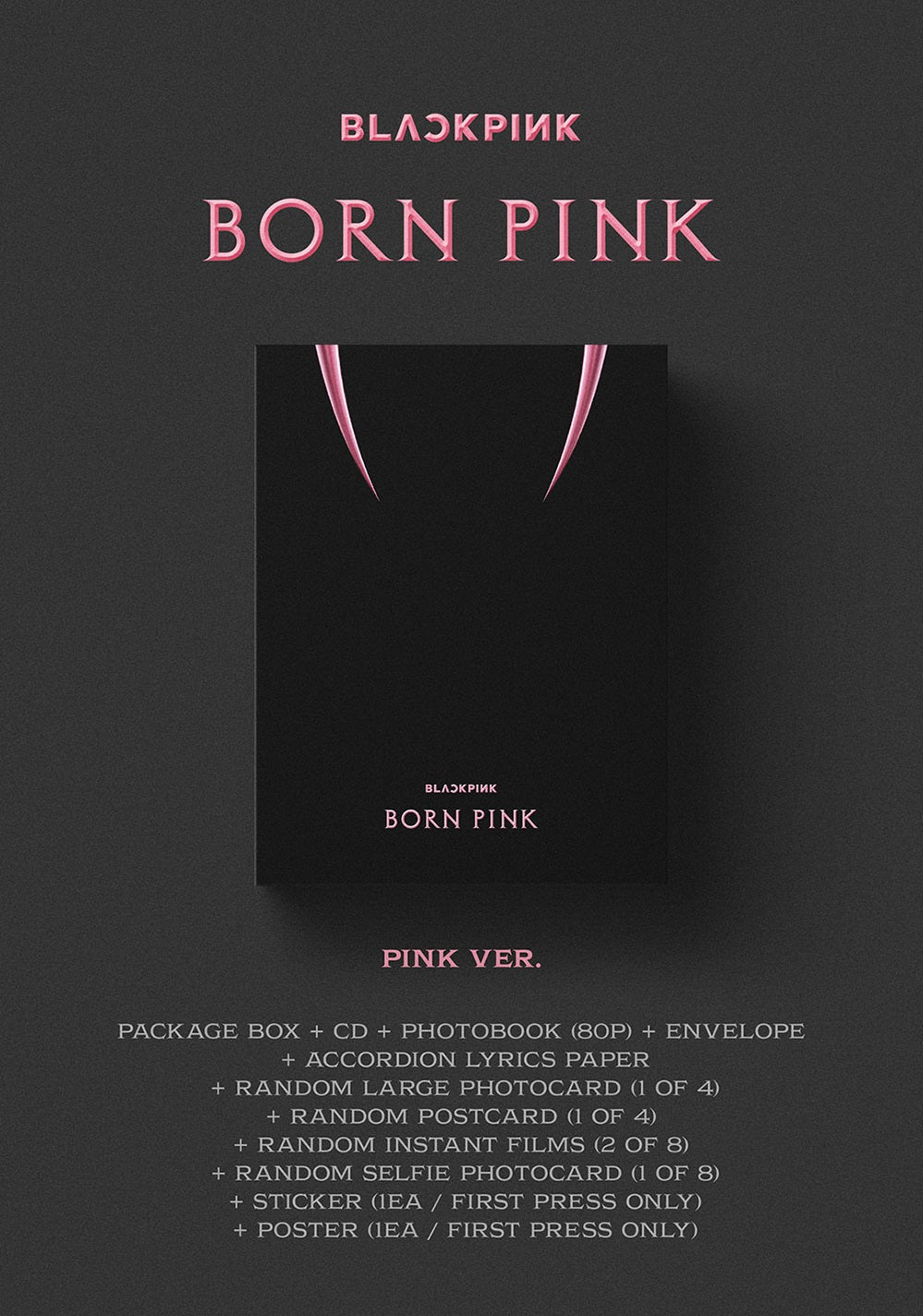 BLACKPINK - 2ND FULL ALBUM BORN PINK BOX SET VER.