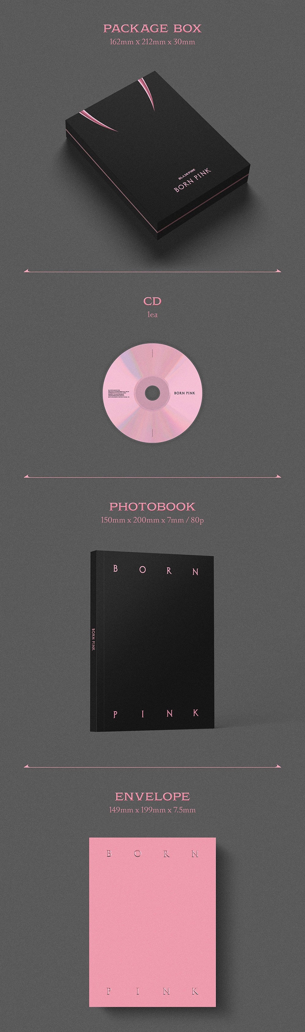 BLACKPINK - 2ND FULL ALBUM BORN PINK BOX SET VER.
