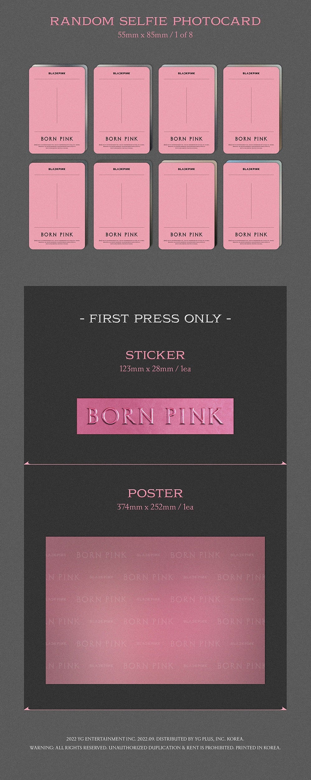 BLACKPINK - 2ND FULL ALBUM BORN PINK BOX SET VER.
