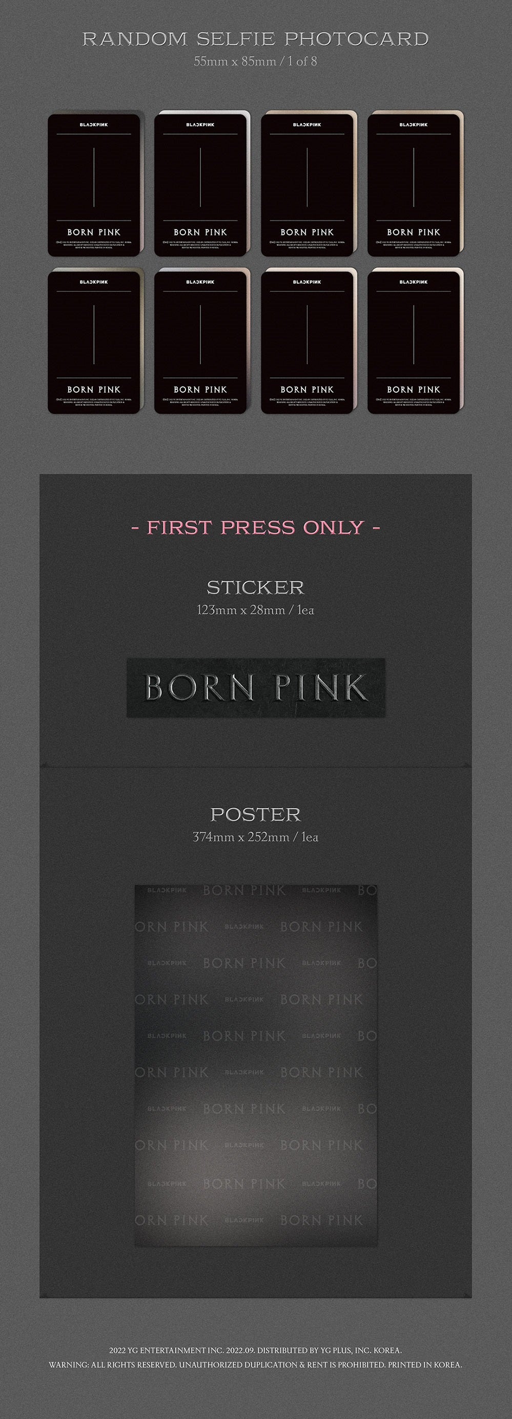 BLACKPINK - 2ND FULL ALBUM BORN PINK BOX SET VER.