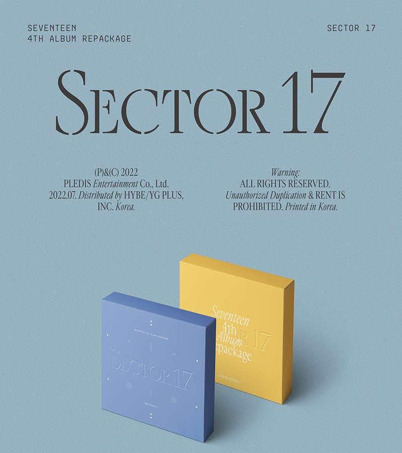 SEVENTEEN - 4TH ALBUM REPACKAGE SECTOR 17
