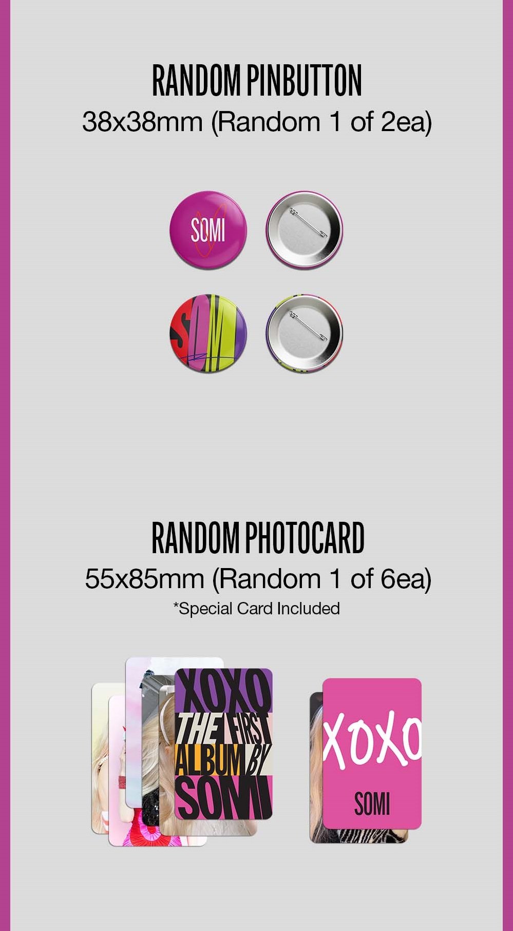 JEON SOMI - THE FIRST ALBUM XOXO [RANDOM]