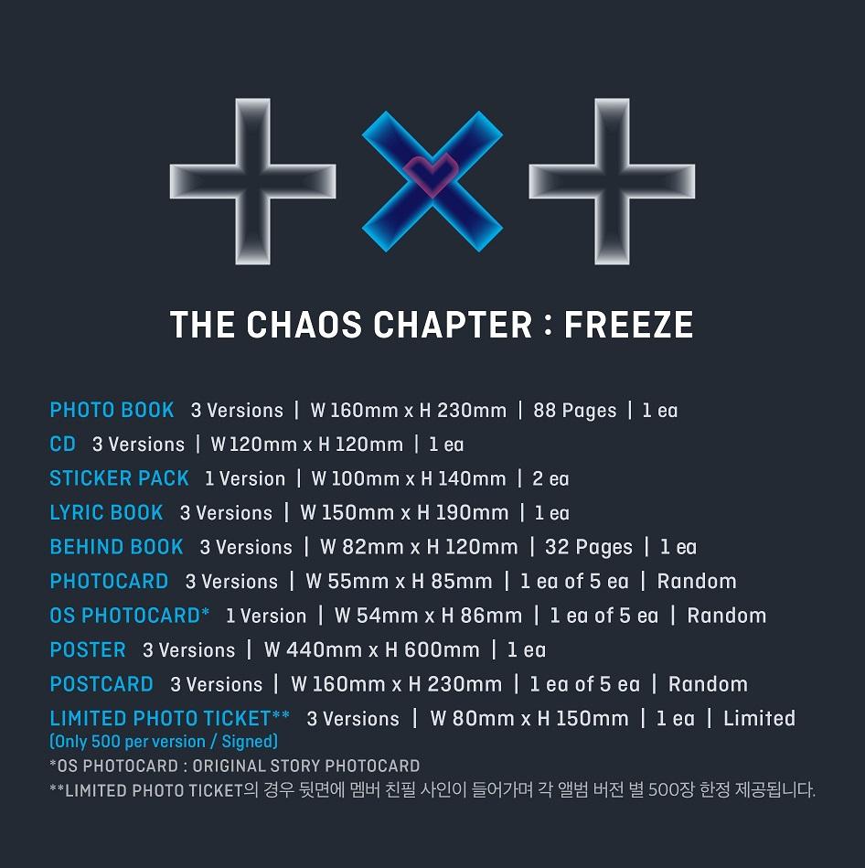 TXT - ALBUM [THE CHAOS CHAPTER : FREEZE][RANDOM]