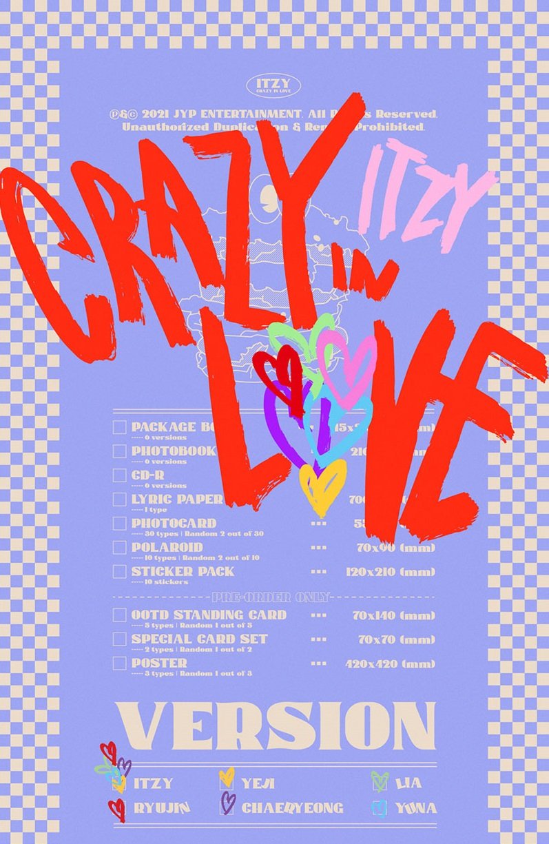 ITZY - THE 1ST ALBUM CRAZY IN LOVE (SPECIAL EDITION) PHOTOBOOK VERSION
