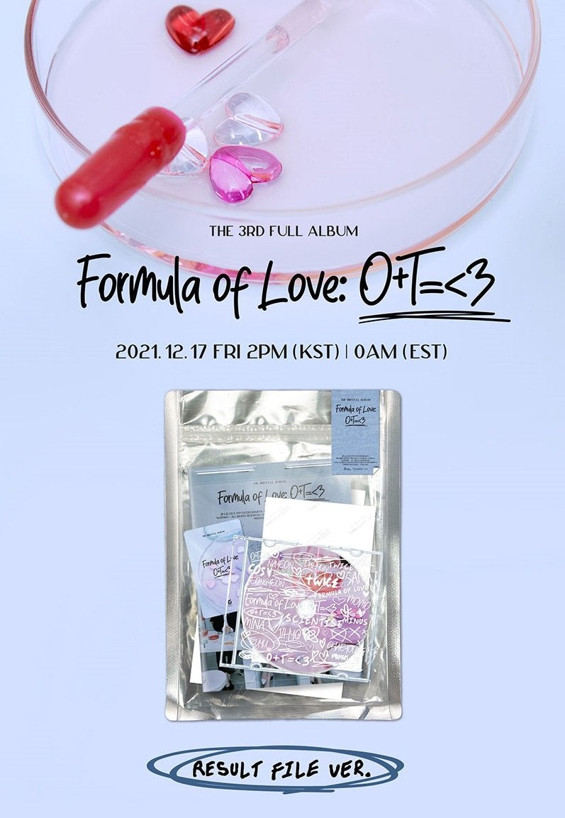 TWICE - 3RD FULL ALBUM FORMULA OF LOVE O+T=<3 RESULT FILE VER