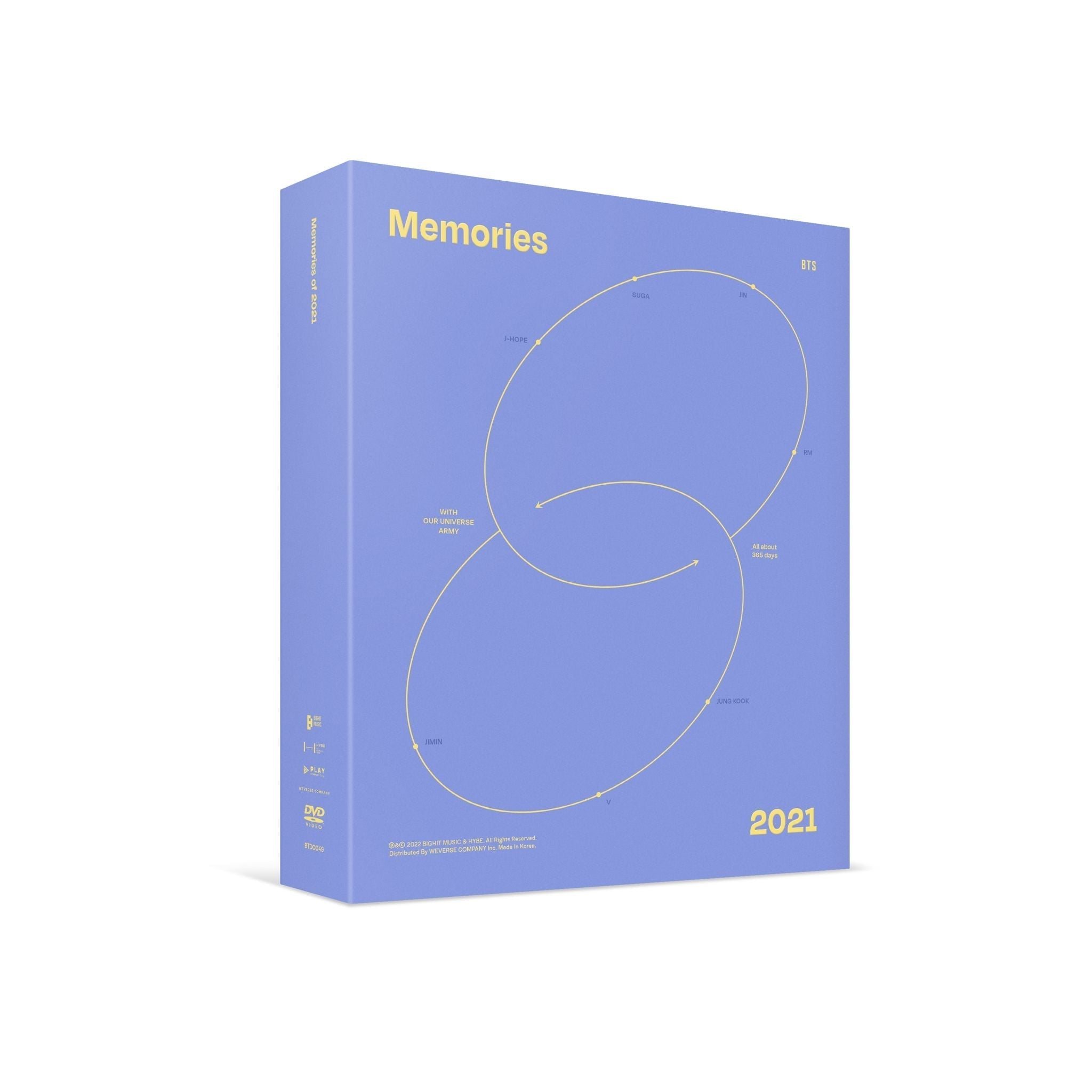 BTS MEMORIES OF 2021 DVD