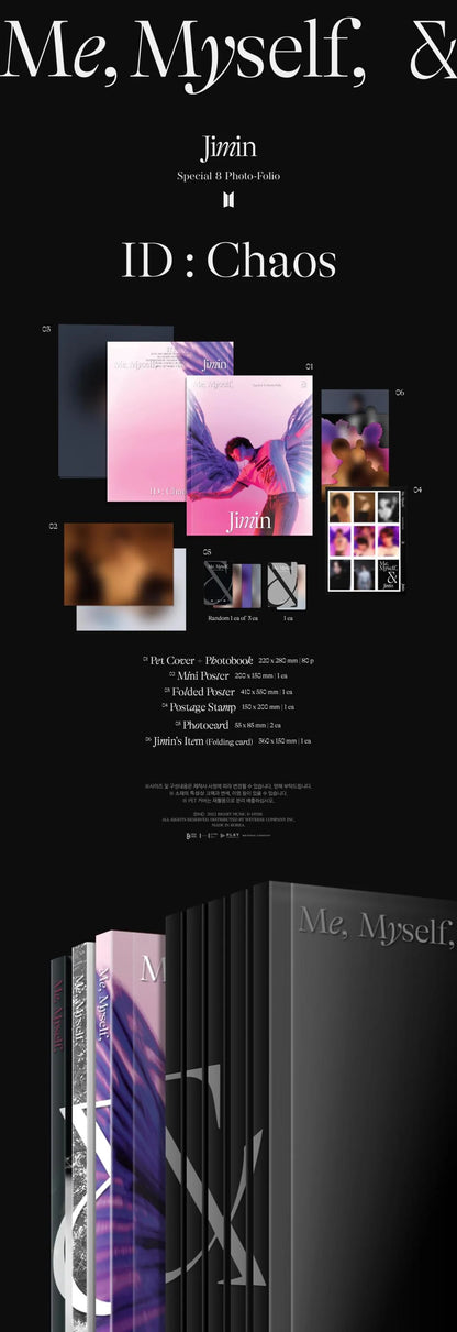 JIMIN - SPECIAL 8 PHOTO FOLIO ME MYSELF AND JIMIN ID CHAOS